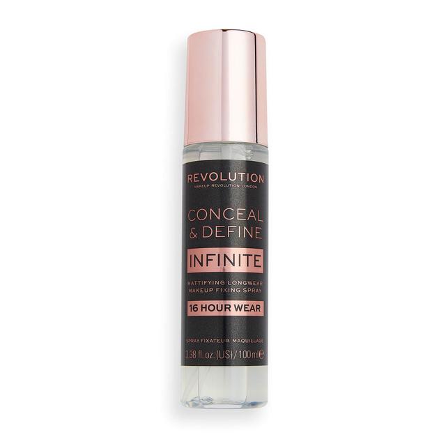 Makeup Revolution Conceal and Define Infinite Setting Spray 100ml on Productcaster.