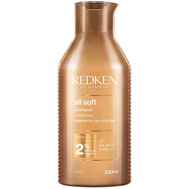 Redken All Soft Shampoo For Dry, Brittle Hair with Argan Oil, Supersize 500ml on Productcaster.