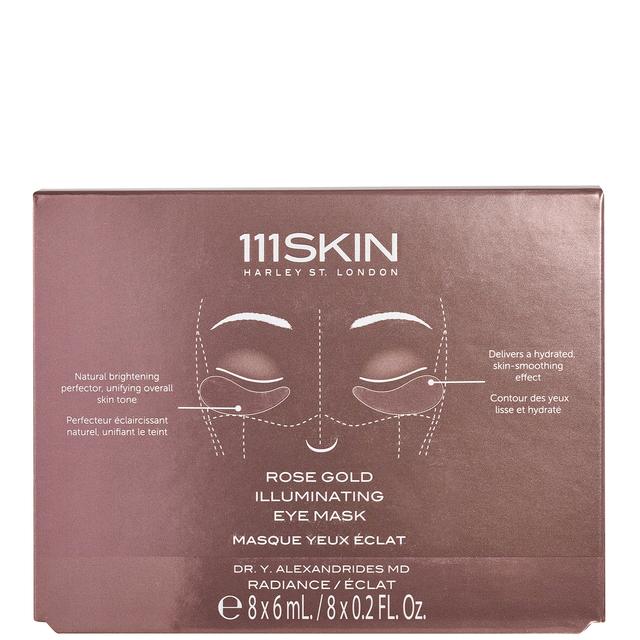 111SKIN Rose Gold Illuminating Eye Mask (Various Options) - 8 x 6ml on Productcaster.