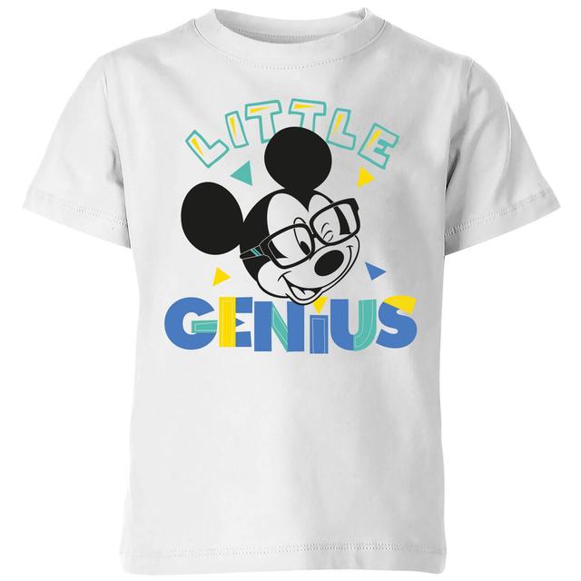 Disney Mickey Mouse Little Genius Kids' T-Shirt - White - 7-8 Jahre - Weiß on Productcaster.