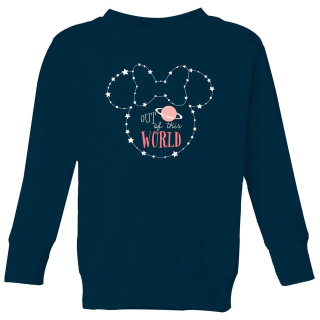 Disney Minnie Minnie Out Of This World Kids' Sweatshirt - Navy - 5-6 Years - Navy on Productcaster.