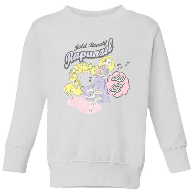 Disney Princesses Rapzunel Bold Beauty Kids' Sweatshirt - White - 9-10 Years - White on Productcaster.