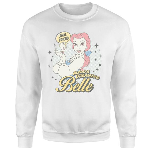 Disney Beauty And The Beast Princesses Belle Always Dreaming Sweatshirt - White - XS - Weiß on Productcaster.