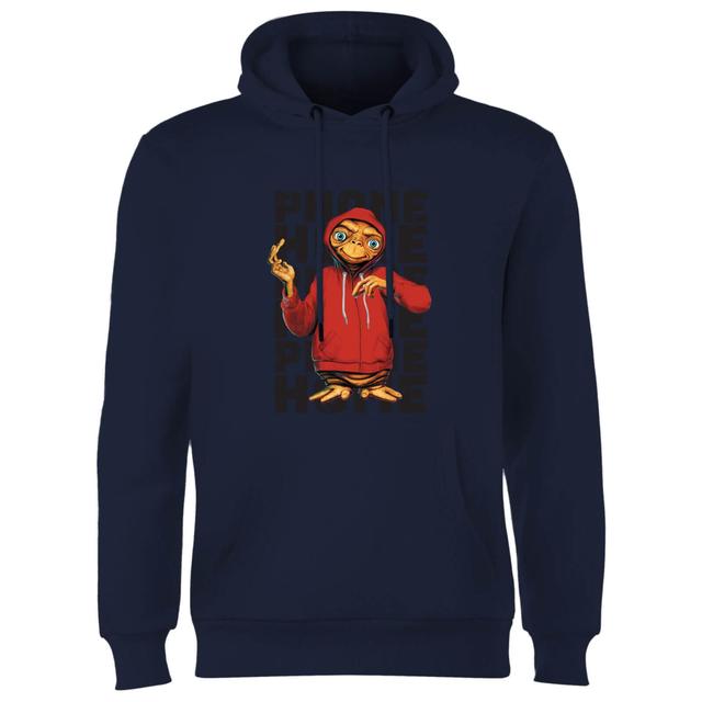 E.T. the Extra-Terrestrial Phone Home Stylised Hoodie - Navy - L on Productcaster.