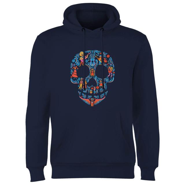 Coco Skull Pattern Hoodie - Navy - S on Productcaster.