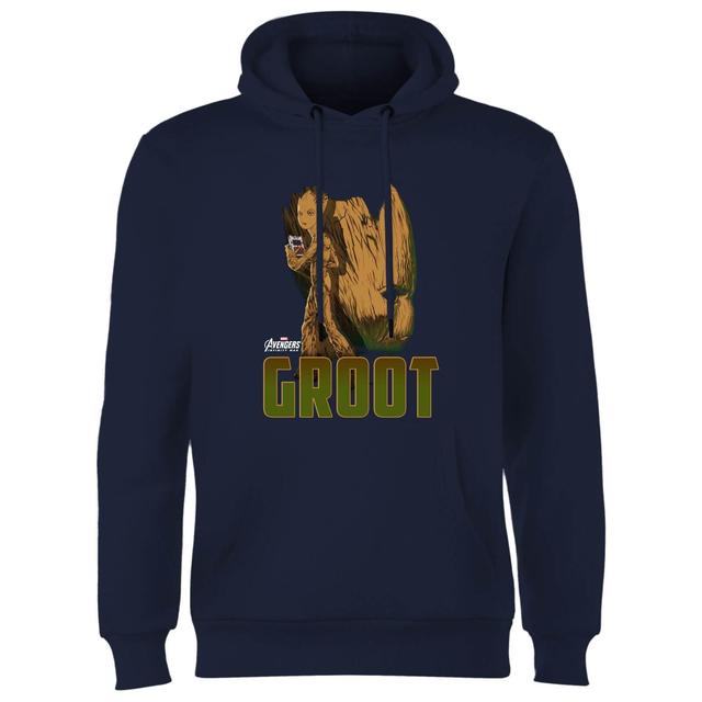 Avengers Groot Hoodie - Navy - M on Productcaster.