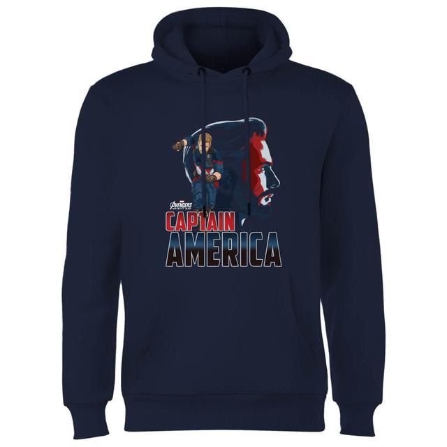 Avengers Captain America Hoodie - Navy - S on Productcaster.