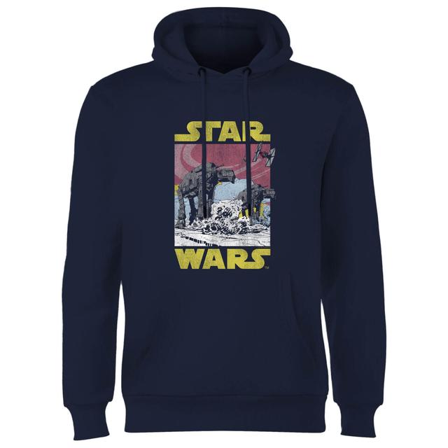 Sudadera con capucha ATAT de Star Wars - Azul marino - S on Productcaster.