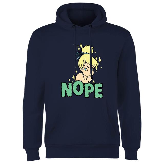 Disney Peter Pan Tinker Bell Nope Hoodie - Navy - L on Productcaster.