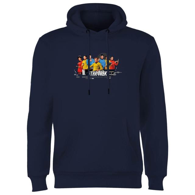 Star Trek The Original Series Star Trek Characters Hoodie - Navy - S on Productcaster.