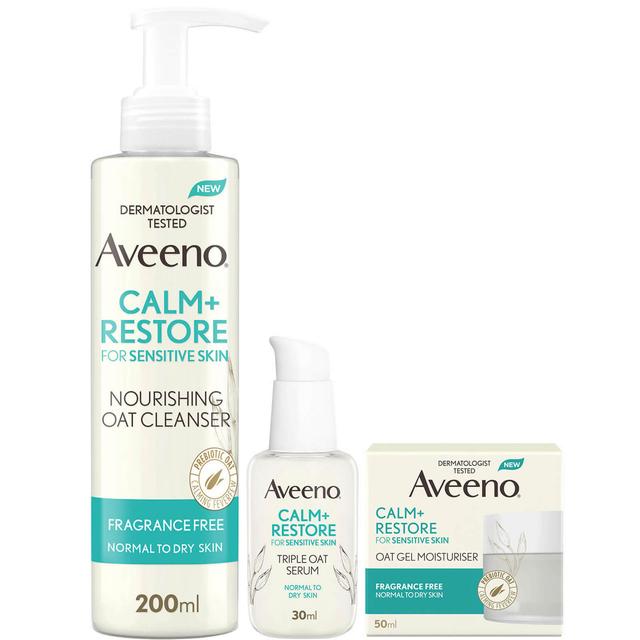 Aveeno Face 3-Step Routine Bundle for Sensitive Skin on Productcaster.