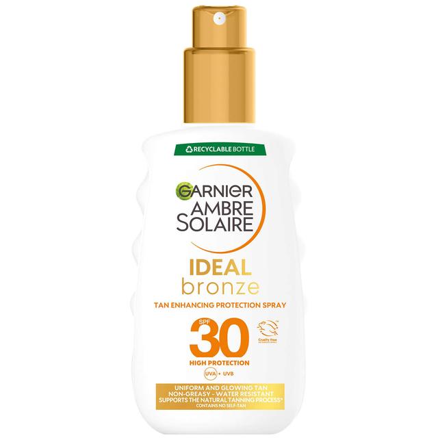 Garnier Ambre Solaire Ideal Bronze Protective SPF30 Sun Cream Spray 200ml on Productcaster.