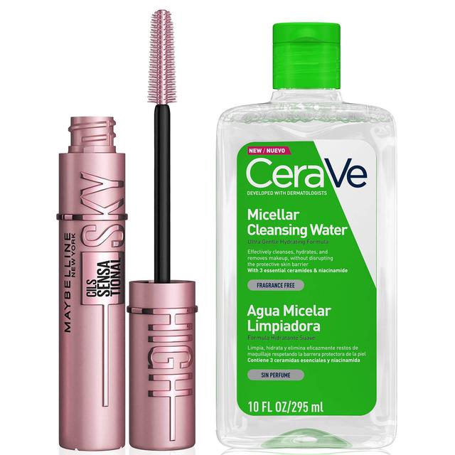 CeraVe Micellar Cleanser and Maybelline Sky High Mascara Duo for Normal Skin on Productcaster.