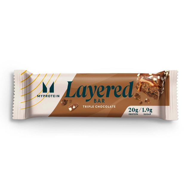 Layered Protein Bar szelet (minta) - Triple Chocolate Fudge on Productcaster.