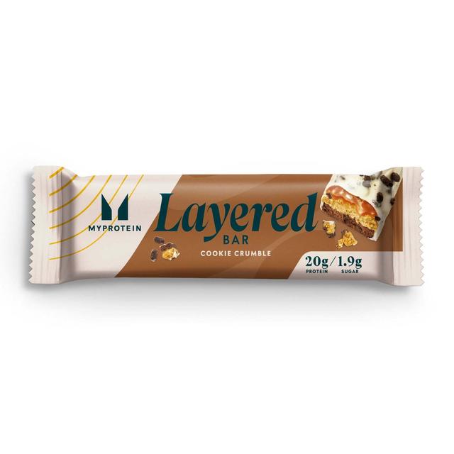 Layered Protein Bar szelet (minta) - Cookie Crumble on Productcaster.