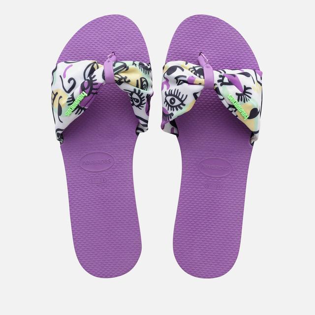 Havaianas Women's Saint Tropez Sandals - Purple - UK 3/4 on Productcaster.