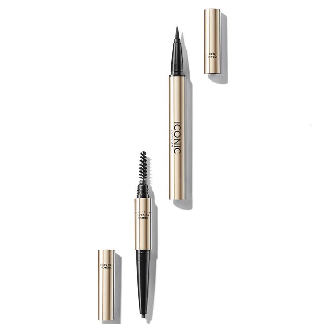 ICONIC London Triple Precision Brow Definer 0.33g (Various Colours) - Cool Brown on Productcaster.