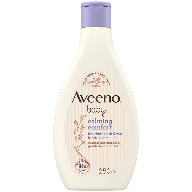 Aveeno Baby Calming Comfort Bedtime Bath and Wash 250ml on Productcaster.