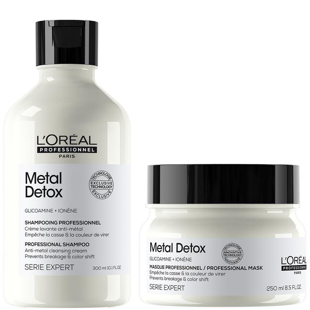 L'Oréal Professionnel Metal Detox Sulphate Free Shampoo 300ml & Hair Mask 250ml on Productcaster.