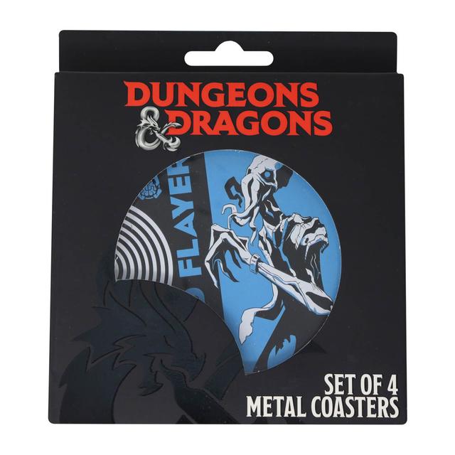 Fanattik Dungeons & Dragons Metal Coaster Set on Productcaster.