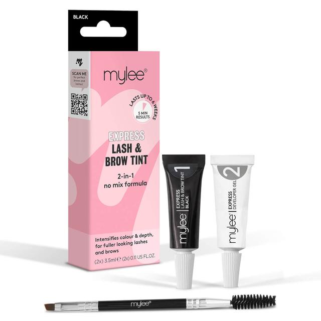 Mylee Express 2-in-1 Lash and Brow Tint 7ml (Various Shades) - Black on Productcaster.