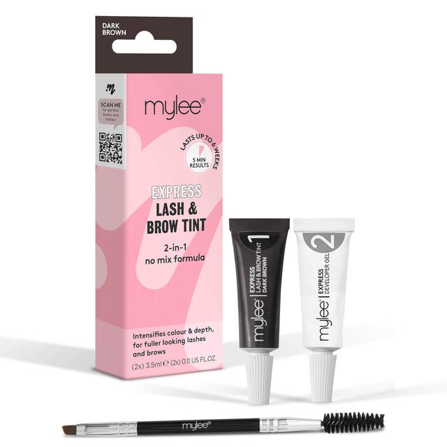 Mylee Express 2-in-1 Lash and Brow Tint 7ml (Various Shades) - Dark Brown on Productcaster.