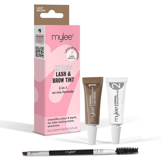 Mylee Express 2-in-1 Lash and Brow Tint 7ml (Various Shades) - Light Brown on Productcaster.