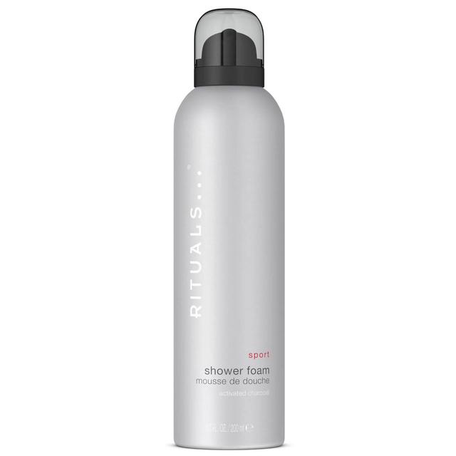 Rituals Sport Collection Refreshing Activated Charcoal Foaming Body Wash 200ml Silver on Productcaster.