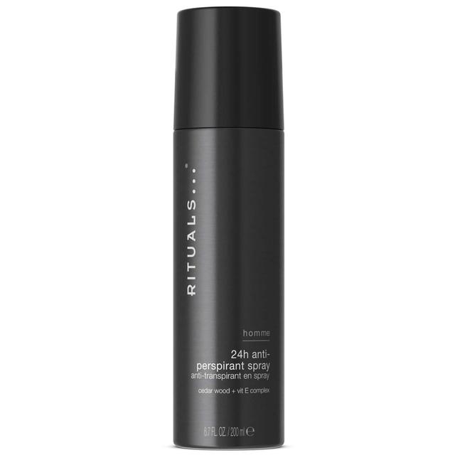 Rituals Homme Collection Cedar Wood and Vitamin E Complex 24H Anti-Perspirant Spray 200ml Grey on Productcaster.