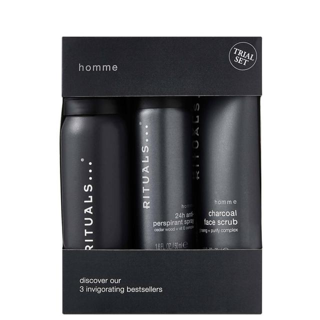 Rituals Homme Collection Cedar Wood and Vitamin E Complex Mini Bath and Body Gift Set on Productcaster.