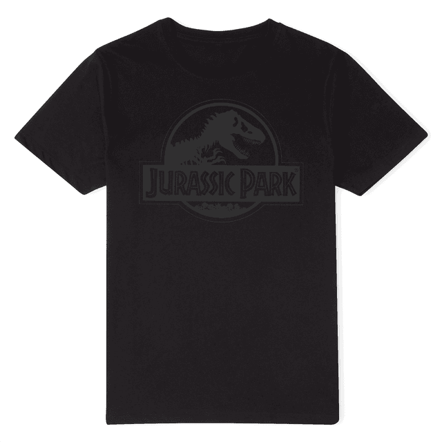 Camiseta monocromática de Jurassic Park para hombre - Negro - XS on Productcaster.