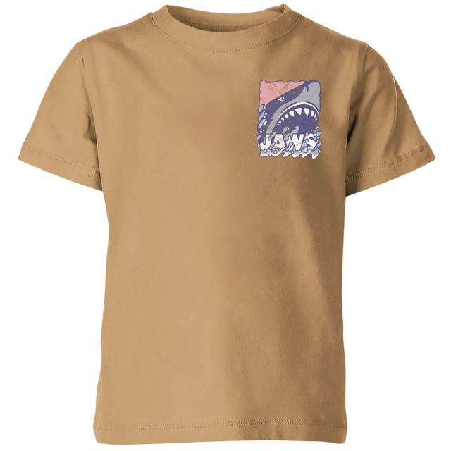 Camiseta para niño Jaws Retro - Tan - 9-10 años on Productcaster.