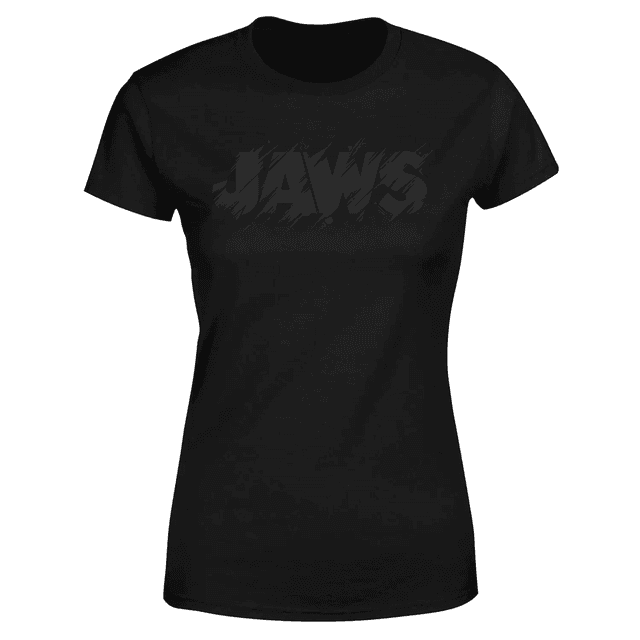 Jaws Monochrome Women's T-Shirt - Black - L on Productcaster.