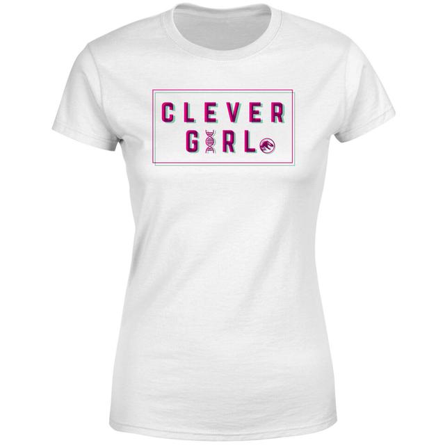 Jurassic Park Clever Girl Women's T-Shirt - White - M on Productcaster.