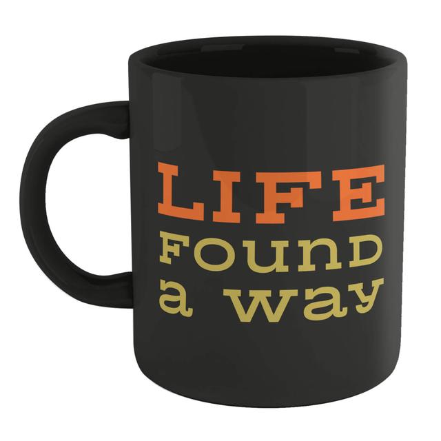 Taza Life Found A Way de Jurassic Park - Negro on Productcaster.