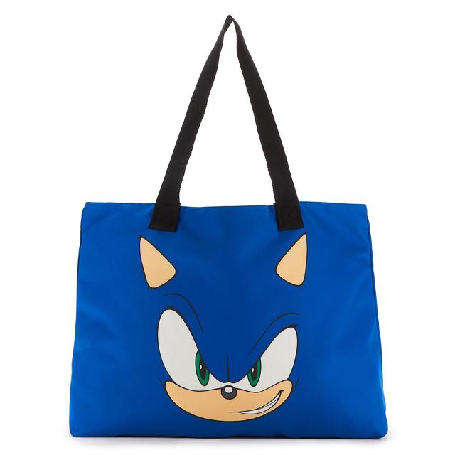 Sonic The Hedgehog Sonic Face Tote Bag on Productcaster.