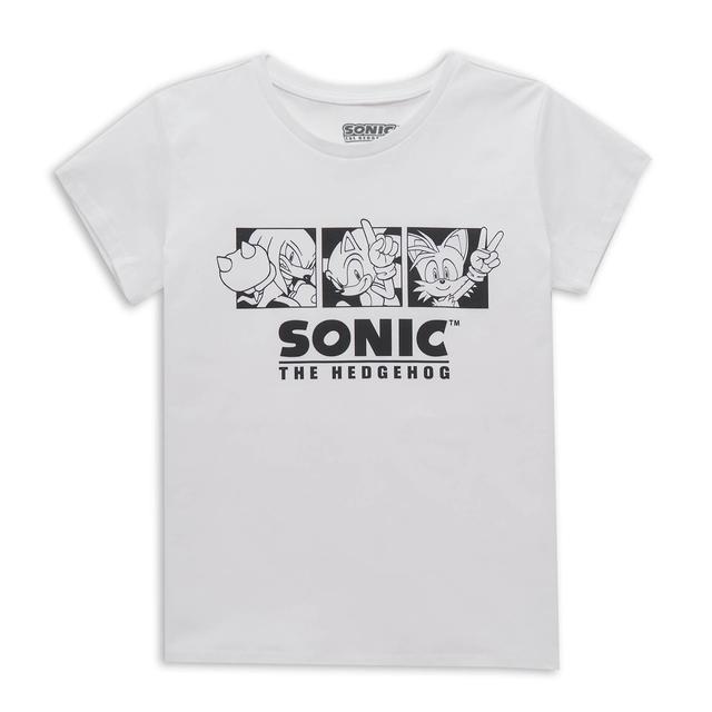 Sonic The Hedgehog Trio Women's T-Shirt - White - L on Productcaster.