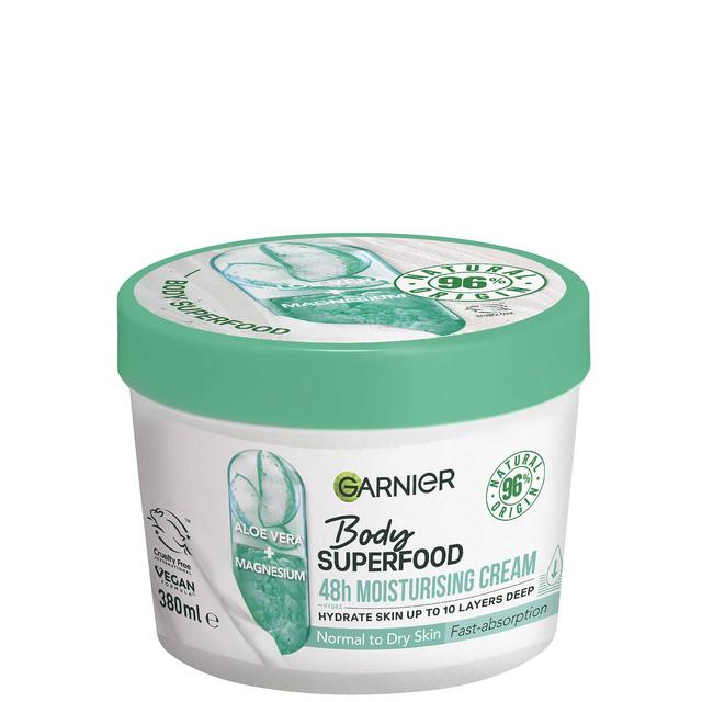 Garnier Body Superfood, Moisturising and Soothing Body Cream, Aloe Vera and Magnesium 380ml on Productcaster.