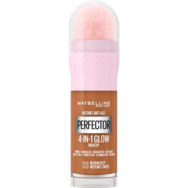 Maybelline Instant Anti Age Perfector 4-in-1 Glow Primer, Concealer, Highlighter, BB Cream 20ml (Various Shades) - Medium Deep on Productcaster.