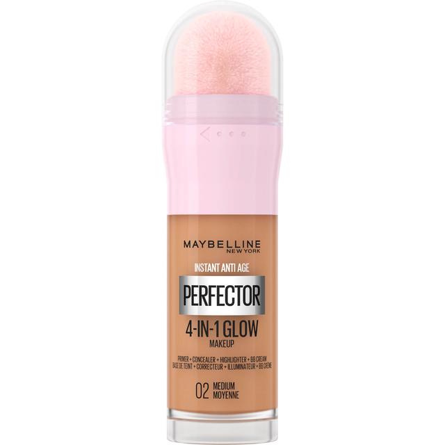 Maybelline Instant Anti Age Perfector 4-in-1 Glow Primer, Concealer, Highlighter, BB Cream 20ml (Various Shades) - Medium on Productcaster.