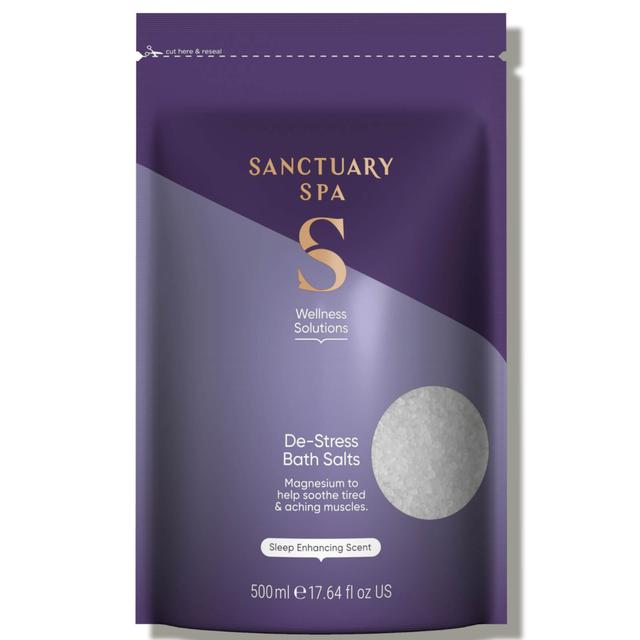 Sanctuary Spa Wellness Solutions De-Stress Bath Salts 500g on Productcaster.