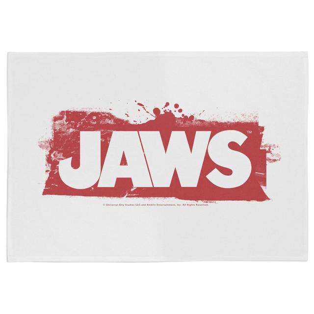 Jaws Bloody Logo Tea Towel on Productcaster.