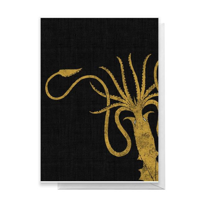 Game of Thrones House Greyjoy Greetings Card - Giant Card on Productcaster.