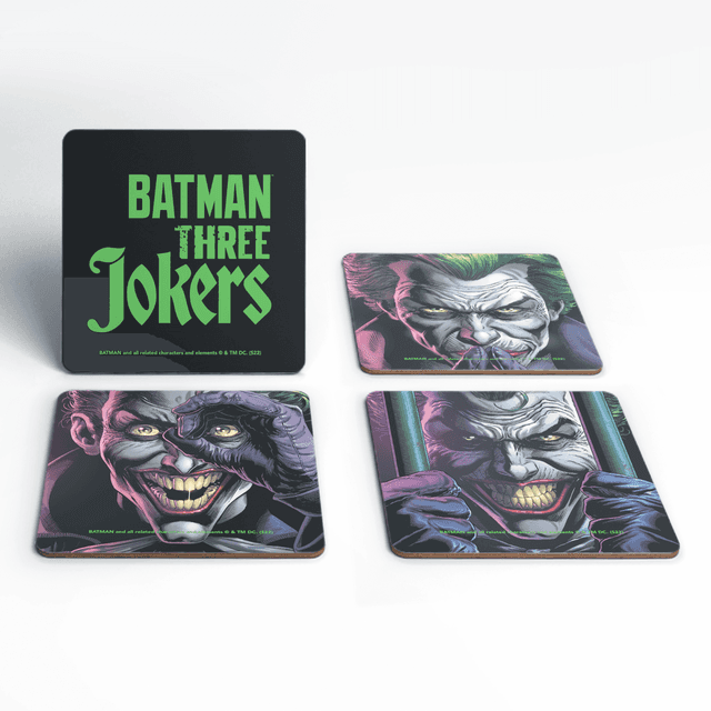 Batman Jokers Three Coaster Set on Productcaster.