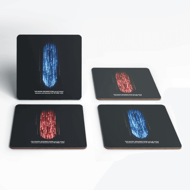 Matrix Pills Coaster Set on Productcaster.