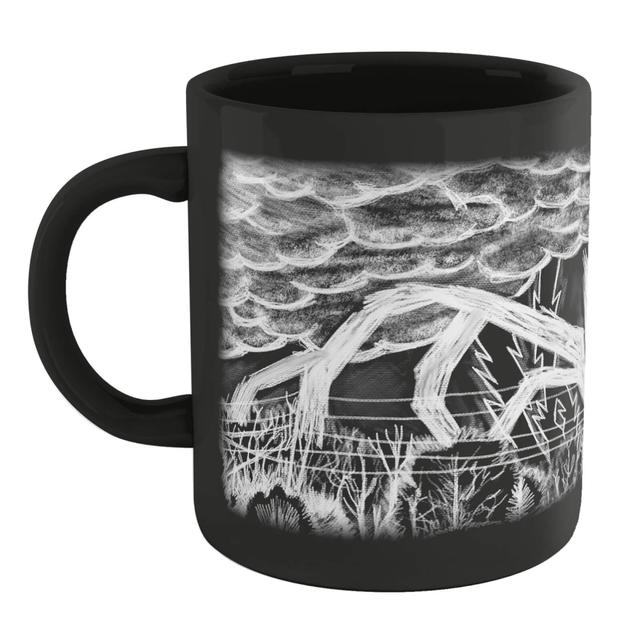 Stranger Things Mind Flayer Drawing Mug - Black Schwarz on Productcaster.