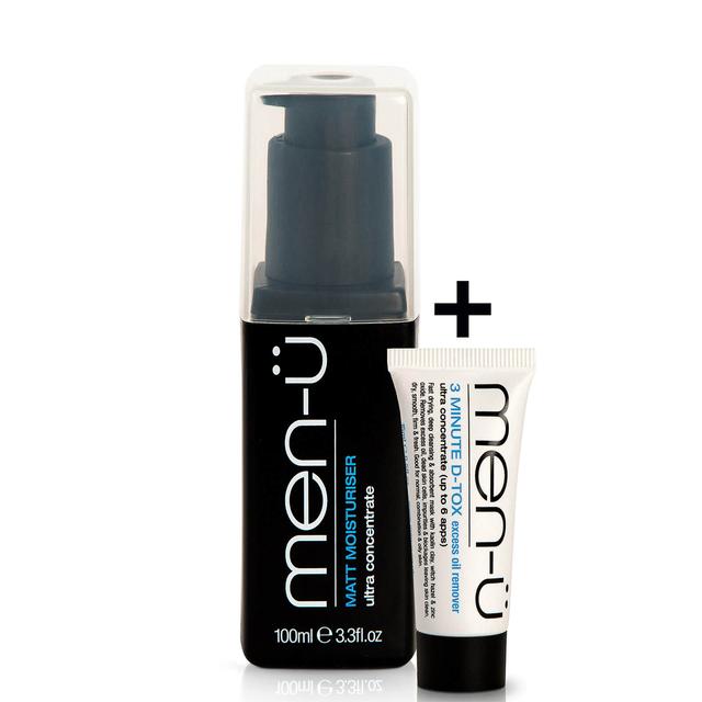 men-u Matt Moisturiser and Minute D-TOX Bundle on Productcaster.