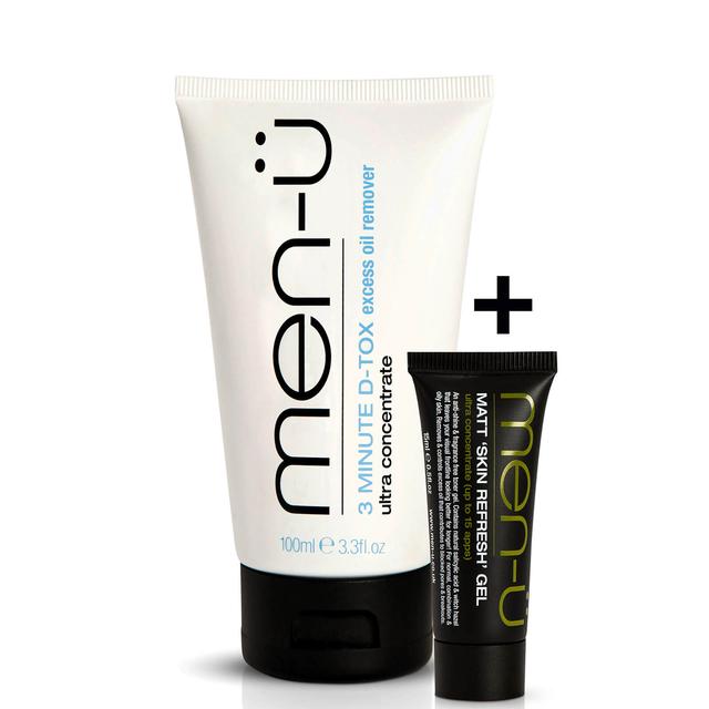 men-u 3 Minute D-TOX and Matt 'Skin Refresh' Gel Bundle on Productcaster.