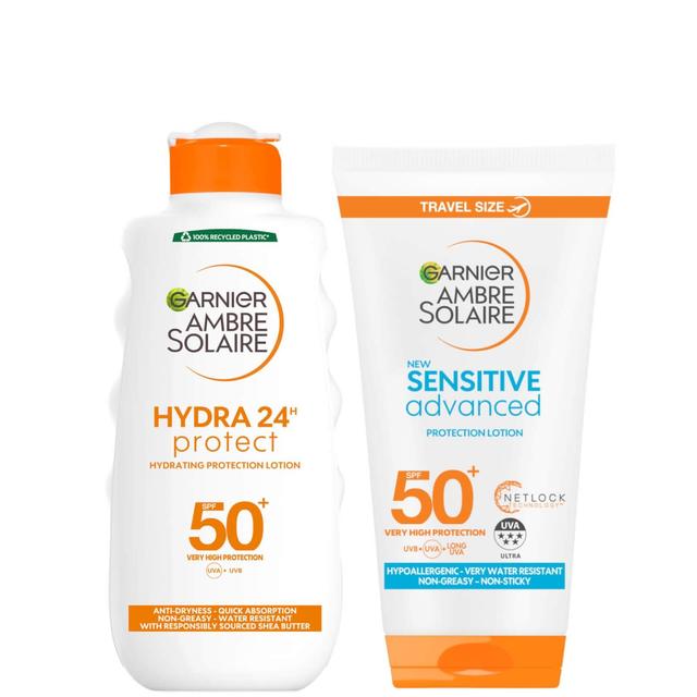 Garnier Ambre Shea Butter Sun Protection Cream SPF50 and Mini 50ml Bundle on Productcaster.