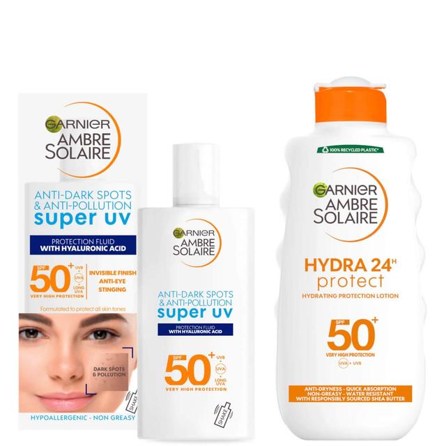 Garnier Ambre Solaire Face and Body SPF50 Bundle on Productcaster.